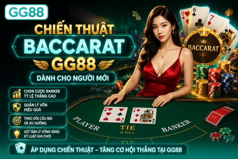 Chiến thuật Baccarat GG88 dành cho người mới