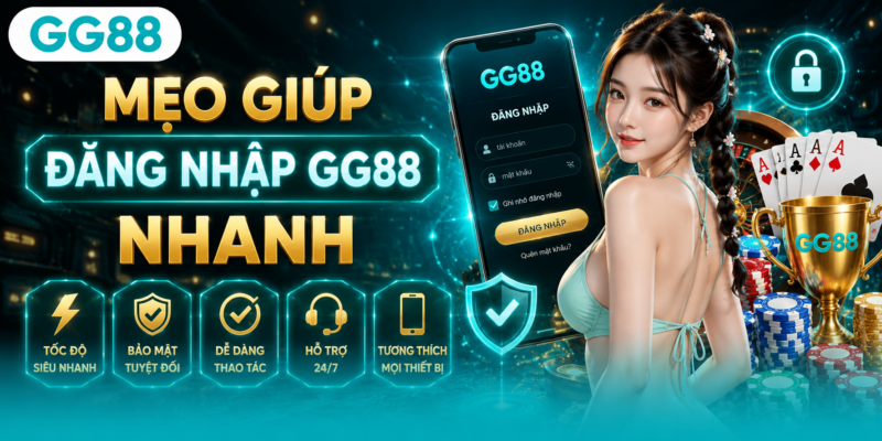 Mẹo giúp đăng nhập GG88 nhanh